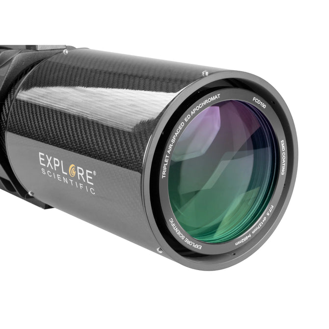 Explore Scientific Carbon Fibre ED127 FCD100 Series Air Spaced Triplet APO Refractor Telescope