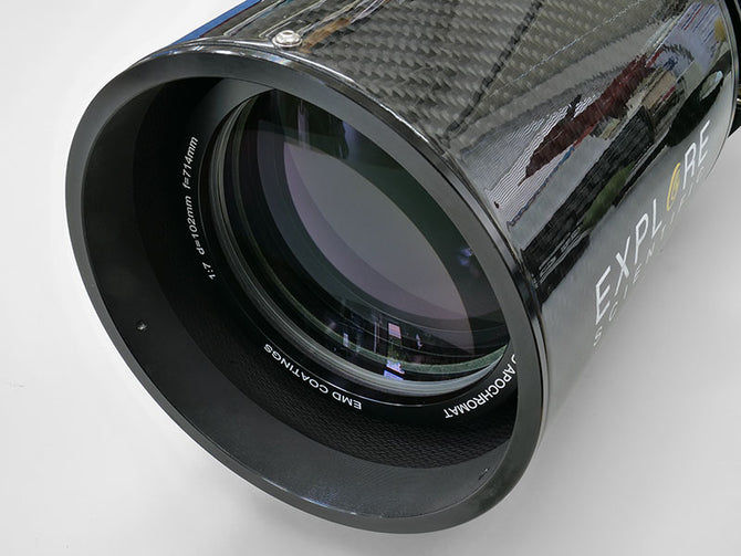 Explore Scientific Carbon Fibre ED102 FCD100 Series Air Spaced Triplet APO Refractor Telescope