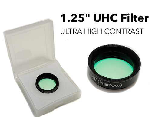1.25" UHC Filter for telescope eyepiece - Cuts light pollution deep sky astronomy - ProAstroz
