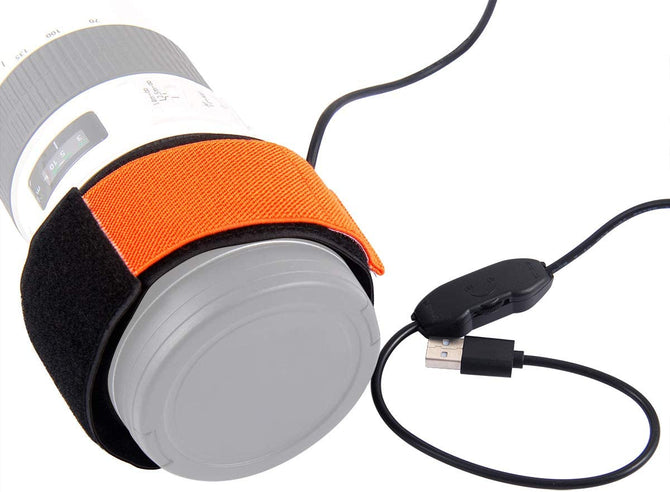 Dew Heater Band for Telescopes, eyepieces, camera lens - USB Powered - ProAstroz