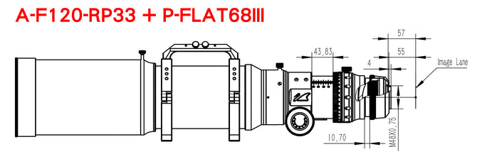 William Optics Fluorostar 120 FLT120 f/6.5 Imaging APO Triplet Refractor FPL-53 - ProAstroz
