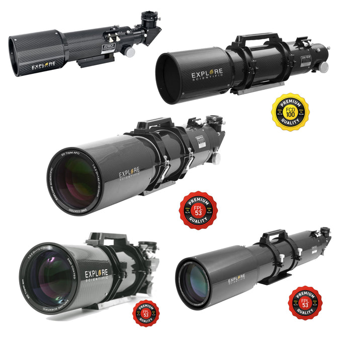 Other Explore Scientific Advanced Carbon APO Refractors ED80 ED102-FCD100 EDD115-FPL53 ETC. - ProAstroz