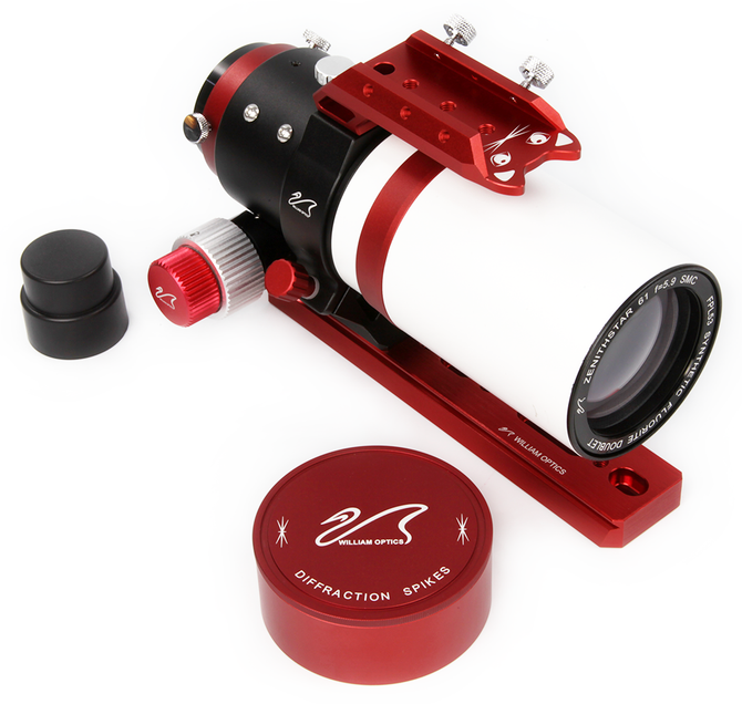 William Optics ZenithStar 61mm MARK II f/5.9 Imaging APO Refractor FPL-53 ED APO Doublet Astrophotograph - ProAstroz