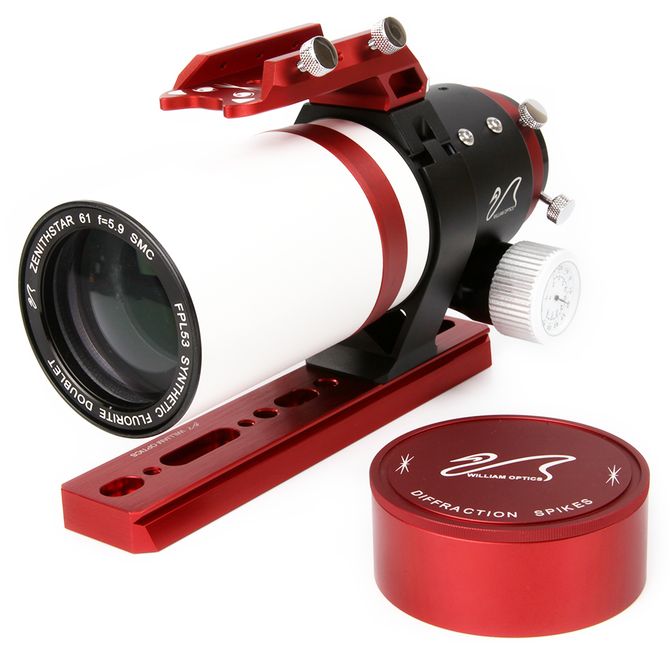 William Optics ZenithStar 61mm MARK II f/5.9 Imaging APO Refractor FPL-53 ED APO Doublet Astrophotograph - ProAstroz