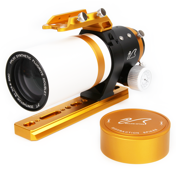 William Optics ZenithStar 61mm MARK II f/5.9 Imaging APO Refractor FPL-53 ED APO Doublet Astrophotograph - ProAstroz