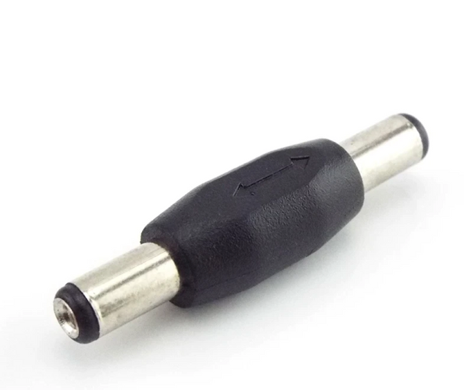 DC2.1 Male to Male plug for Dew Heater Band