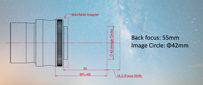 Founder Optics 0.8x Flattener/Reducer for Refractors