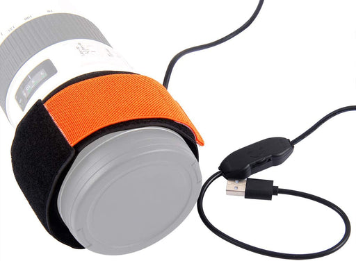 Dew Heater Band for Telescopes, eyepieces, camera lens - USB Powered - ProAstroz